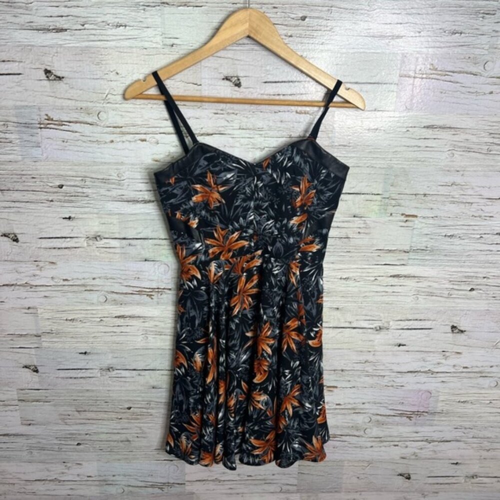 The kooples size small  dress black floral
